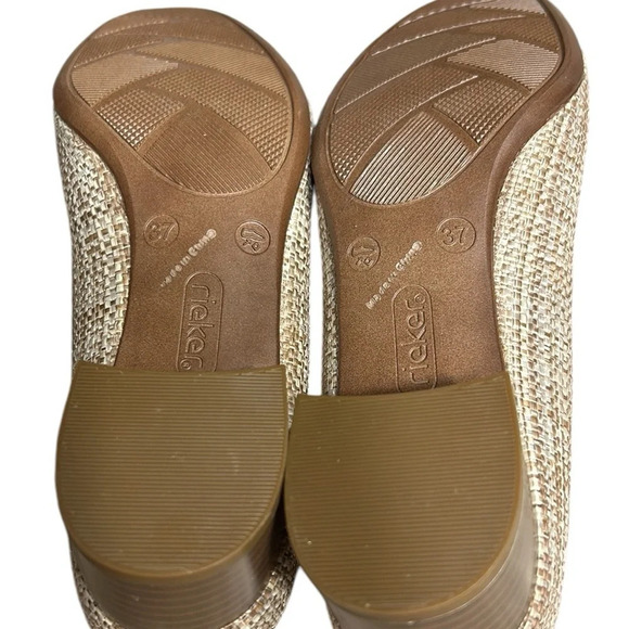 Rieker shoe,woman leather,chunky heel 49260-22 size 6 NEW! Reg 140$ - Picture 3 of 14